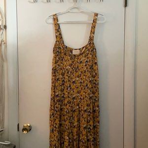 Mustard yellow Auguste dress